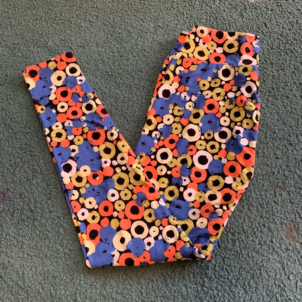 LuLaRoe circle print leggings